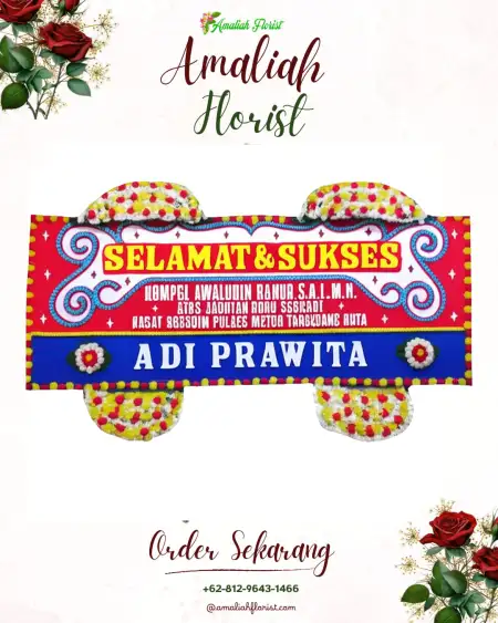 Papan Bunga Ucapan Selamat Botomulyo